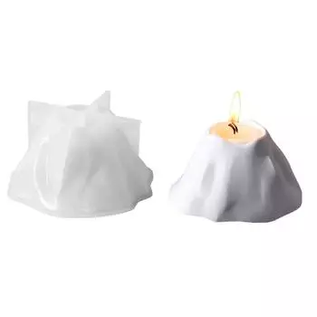 Multipurpose DIY Snow Mountain Silicone Mold Ideal For Crafting Scented Candles And Artistic Home Decorative Pieces