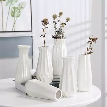 Multipurpose European Style Hydroponics Home Decoration Small Fresh Simple Desktop Ornaments Flower Pot Vase Storage Bottle