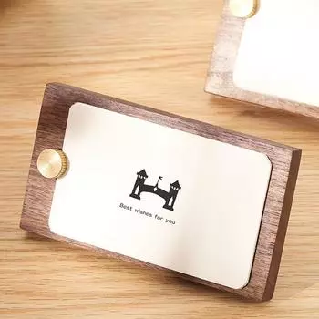 Multipurpose Message Holder Durable Display Stand Wooden Card Holder Anniversary Celebration S