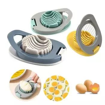 Многоцелевая яйцерезка из нержавеющей стали, яйцерезка для яиц, сваренных вкрутую, алюминиевый яйцерезка, фруктовый гарнир