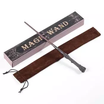 MUMAREN Гарри Поттер палочка волшебная палочка аксессуары для костюма реквизит точно воспроизведенный косплей подарок на день рождения заклинание волшебная палочка футляр для хранения сумка в комплекте