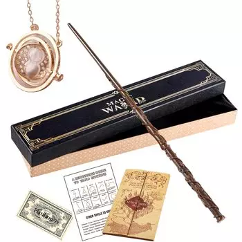 MUMAREN Гермиона палочка волшебная палочка магическая школьная реквизит косплей смоляные аксессуары точно воспроизведенная длина 40 см тщательно восстановленная волшебная палочка