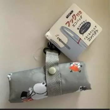 Муми-тролль Маленькая Мю Складная Эко-сумка с крючком НОВАЯ С ЭТИКЕТКОЙ