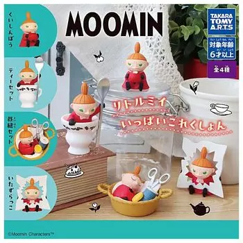 МУМИН Муми-тролль Little My Ippai Коллекция из 4 видов игрушек Gacha Gacha Capsule Toy [набор] (Полный Полный)]