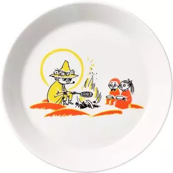 Мумин от ARABIA со Снусмумри Мумин 1064954 [Официально импортировано] Тарелка, 19 см, Дизайн ABC , Посуда, Arabia,