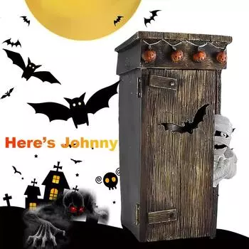 Мумия Анимированный Декор Уборная Мумия Анимированный Декор Анимированная Говорящая Пукающая Мумия Уборная Смешная Пукающая Мумия Уборная коричневый