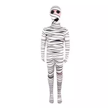Mummy Cosplay Run Costume Cartoon Jumpsuits Halloween Party Stage Performance 110cm