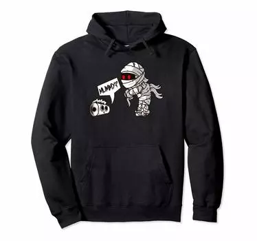 Mummy Mom Mom Kids Toilet Paper Funny Halloween Costume Hoodie