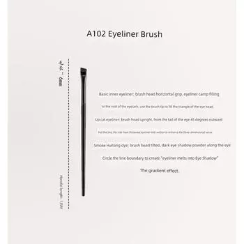Mumus Twilight Series Flat Bevel Eyeliner Brush Super Good Brush Eyebrow Brush Practical Makeup Tools Man-made fiber A102 Eyeliner Brush