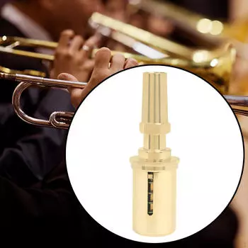 Мундштук для духовых инструментов для эффективного обучения амбушюру серебряный