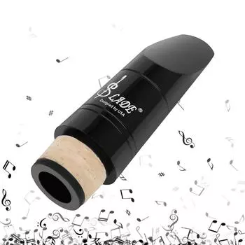 Мундштук для кларнета Bb Мундштук для кларнета сопрано Пробковый штифт Бакелит Мундштук для кларнета Falling Tune B Head Blowing