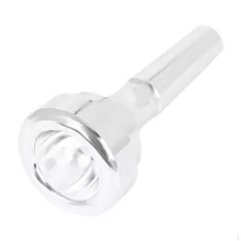 Мундштук для корнета, туба, профессиональные игровые детали, латунь, посеребренная пластина