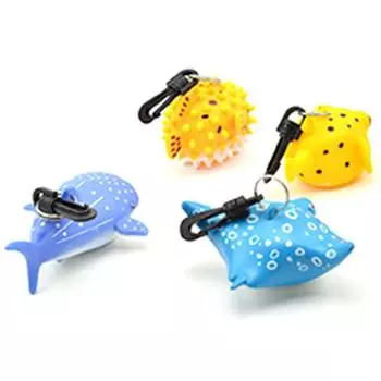 Мундштук для подводного плавания с мультяшной рыбой, пылезащитный чехол, держатель регулятора с зажимом, осьминог, безопасный второй One size