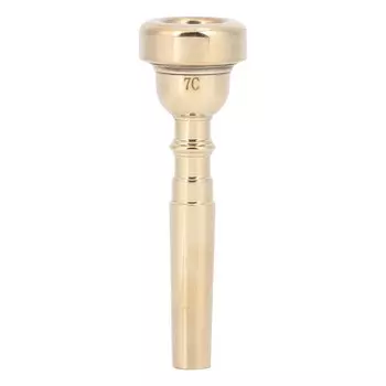 Мундштук для трубы, прочный, стильный, латунный, профессиональный, духовой музыкальный инструмент, аксессуары, золото 7C