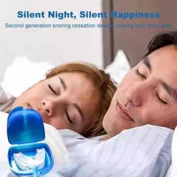 Мундштук против храпа регулируемый BPA латекс бесплатно мужчины женщины универсальный лучший ночной сон
