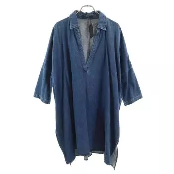 Munich Unused Made in Japan Long sleeve denim Tunic OS Blue Tagged Women Used