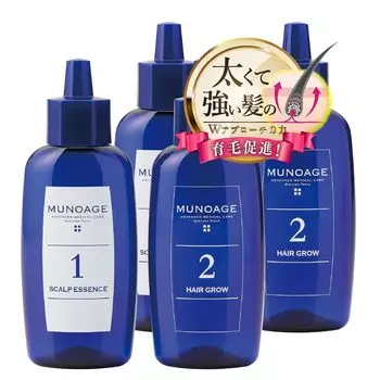 MUNOAGE W Approach Программа для волос Средство для роста волос 2STEP Сыворотка для кожи головы Средство для роста волос Средство для роста волос Curious Объем волос Предотвращение послеродового периода