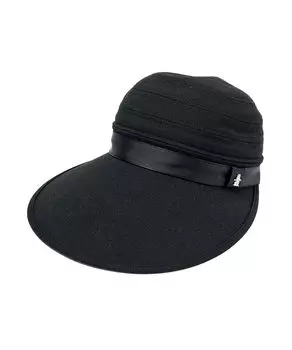 [Munsingwear] Кепка, козырек 2-в-1, защита от УФ-лучей, теплоизоляция, льняной материал, лента для косметического ухода, гольф, MG5SCP00L, женская, BK00 (черный)