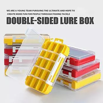 MUQZI Спортивный аксессуар Практичная коробка для приманок Легкая прочная высокая твердость S красный