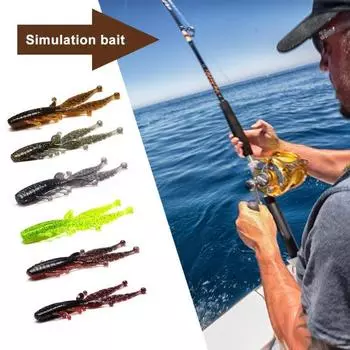 MUQZI Спортивный аксессуар Прочная приманка для ловли креветок Износостойкая Легкая Гибкая A