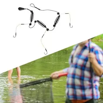 MUQZI спортивный аксессуар, прочный рыболовный крючок, 3 крючка, портативные рыболовные аксессуары 15g