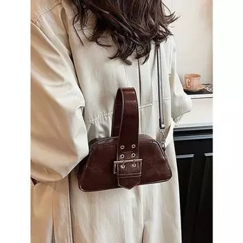 Murad Винтажная маленькая сумочка модная текстурированная искусственная кожа маленькая квадратная упаковка осень-зима женские сумки через плечо