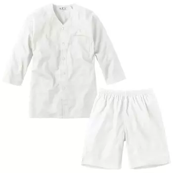 Murakami Carp Half Crotch Top and Bottom Otori с ремешком [Musashino Uniform] Одежда, Рубашка, Эластичный, Комплект, Houou, 100% Хлопок, Фестиваль, Костюм,