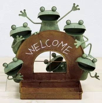 Murataya Figurine Welcome Frog Tray [Frog Tray] коричневый