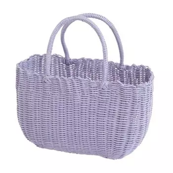 Murataya Vinyl Basket Bag Purple Bag 9669 P.P