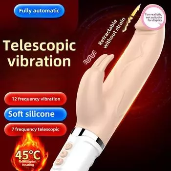 Muscle Bar телескопический дилдо перезаряжаемый женский полностью автоматический подогреваемый телескопический качающийся вибратор мастурбатор секс-продукт