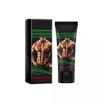 Muscle Care-Cream Мужской фитнес-тренажер Линии для укрепления мышц Формирование Массаж тела Уход One Size чёрный