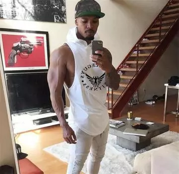 Muscleguys брендовые топы-стрингеры для бодибилдинга, толстовки с капюшоном, спортивная одежда, майки для фитнеса, Мужская спортивная одежда, рубашки без рукавов с толстовкой M