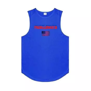 Muscleguys, летние мужские жилеты для бодибилдинга, удобная баскетбольная футболка без рукавов, майка для фитнеса, спортивная одежда для мужчин, майка с мышцами M чёрный