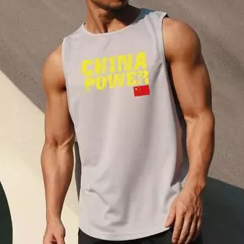 Muscleguys Летний бодибилдинг и фитнес Танк Топ Сетка Быстросохнущая Дышащая тренировка Без рукавов Спортсмен Потовые топы M чёрный