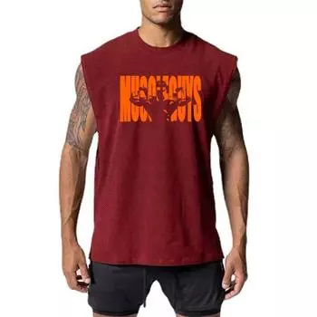Muscleguys, летняя сетчатая быстросохнущая жилетка, мужская легкая эластичная спортивная футболка без рукавов для баскетбола и фитнеса Tide M
