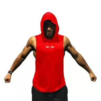 Muscleguys Летняя тонкая спортивная майка для фитнеса Мужская тренировочная баскетбольная рубашка без рукавов для спортзала M чёрный