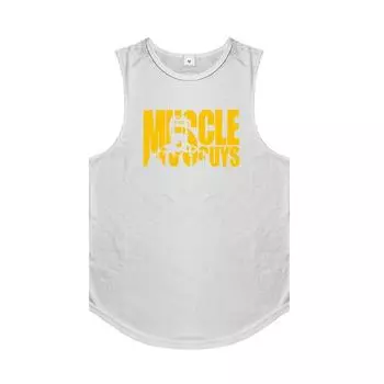 Muscleguys Летняя тренировочная одежда для мужчин Майка с мышцами Сетчатые топы Мужская спортивная одежда Толстовка для бега для фитнеса Спортивная футболка без рукавов M чёрный