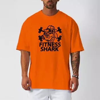 Muscleguys Мужская уличная влагопоглощающая дышащая быстросохнущая футболка большого размера спортивная футболка для бега M чёрный