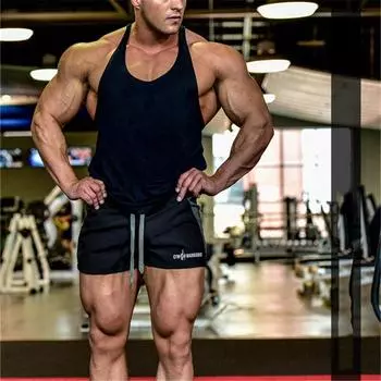 Muscleguys Мужские короткие шорты тренажерный зал Тренировочный порт Спортивный базовый быстрый сухой fit 4 цвета instock мужской Beash Плавательный мода Нижние шорты L красный