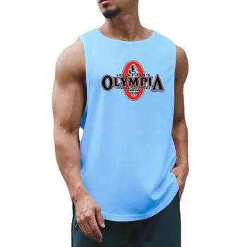 Muscleguys, Новое поступление, летняя быстросохнущая дышащая майка, футболка без рукавов для тренировок по бодибилдингу, спорт на открытом воздухе M чёрный