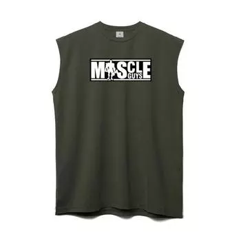 Muscleguys Одежда для фитнеса Мужской свободный жилет из сетки Быстросохнущая футболка без рукавов Спортивная одежда Профессиональная тренировочная майка для бодибилдинга M чёрный