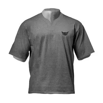 Muscleguys SUMMER, Новое поступление, модная футболка большого размера с принтом в стиле хип-хоп и коротким рукавом, образ жизни, футболки, свободные топы для фитнеса, тренажерный зал, бодибилдинг M чёрный