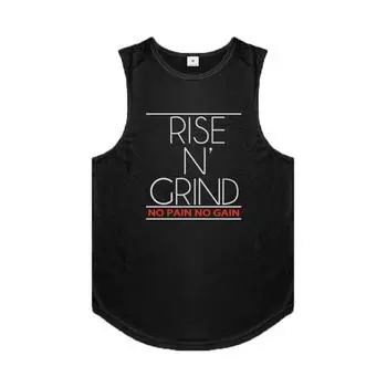 Muscleguys Удобный жилет Летняя футболка без рукавов для бодибилдинга Мужская пляжная майка для серфинга Жилет для фитнеса в спортзале Сетчатая майка M чёрный