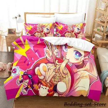 Muse Dash Постельное белье Single Twin Full Queen King Size Bed Set Adult Kid Bedroom Duvetcover Sets Anime Parure de lit Bed 70x133cm 2pcs