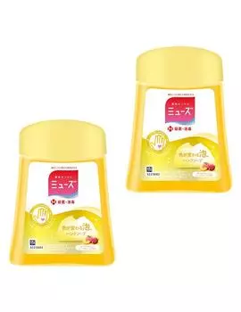 MUSE Жидкое мыло для рук без касания Сменный блок Персик Роза 250 мл x 2 шт. Содержит увлажняющие компоненты Для автоматического дозатора Набор для оптовой закупки [Оптовая закупка] [Квази-лекарственное средство] &