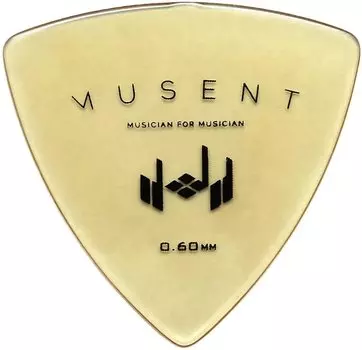 Musent Сделано в Японии Стандартный Треугольный Медиатор Толщина Пробный Набор из 3 Ultem 0.60-1.00 мм MSNTDPK0000-UTR-03P