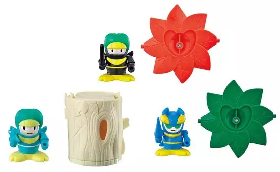 Mushi Shinobi Figure Series Tombonin Onyanmanin Bekkoubachinin [3 bodies]