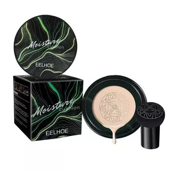 Mushroom Air Cushion BB Foundation Cream Eelhoe Repairing Moisturizing Concealer Cream Air Cushion Concealer ivory White