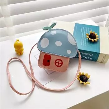 Mushroom House Mushroom Phone Bag Protective Coin Shoulder Bag Mobile Phone Accessories