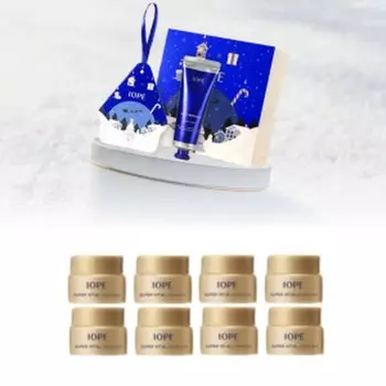 Music Box Tin Case Hand Cream + Iope Super Vital Cream 40ml (5ml x 8 pieces) Set
